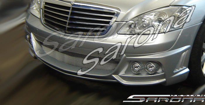 Custom Mercedes S Class Front Bumper  Sedan (2007 - 2012) - $890.00 (Part #MB-033-FB)